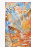 Hermes Orange/Multicolour Silk 'La Vallee De Cristal' Scarf 90
