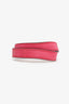 Hermès Pink Leather Double Bracelet