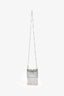 Miu Miu Silver Leather Crystal Fringe Cardholder