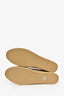 Saint Laurent Dusty Pink Leather Logo 'Cassandre' Espadrilles Size 39