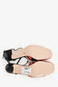 Gucci Black/Multicolour Tweed 'Marmont' T-Strap Heels Size 39.5