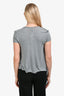Red Valentino Grey Lace Top Size M