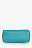 Fendi Turquoise Leather Mini Peekaboo