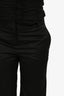 Celine Black Cotton Straight Leg Pants Size 36