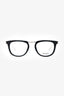 Saint Laurent Black Clear Square Frame Glasses