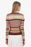 Missoni Multicolour Wool Striped Knit Cardigan Size 38