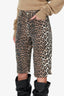 Ganni Cheetah Printed Capris Size 26