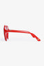 Gucci Red Heart Shaped Sunglasses