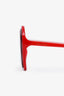 Gucci Red Heart Shaped Sunglasses