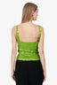 16ARLINGTON Green Sequined Sleeveless Top Size 6
