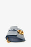 Christian Dior 2019 Blue Leather 30 Montaigne Chain Clutch