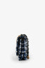 Pre-Loved Chanel™ 2023 Blue/Black Tweed Wallet on Chain