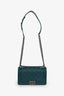 Pre-Loved Chanel™ 2014 Green Lambskin Old Medium Boy Bag