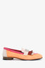 Hermès Orange/Pink Suede 'Royal' Loafers Size 36