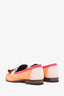 Hermès Orange/Pink Suede 'Royal' Loafers Size 36