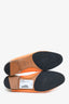 Hermès Orange/Pink Suede 'Royal' Loafers Size 36