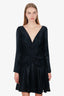 Zimmerman Black Satin Long Sleeve Mini Dress Size 1
