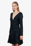 Zimmerman Black Satin Long Sleeve Mini Dress Size 1