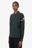 Moncler Dark Green Polo Long Sleeve Shirt Size L