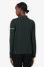 Moncler Dark Green Polo Long Sleeve Shirt Size L