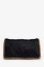 Stella McCartney Black Vegan Suede Mini Falabella Crossbody Bag