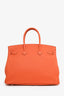 Hermès 2014 Orange Togo Leather Birkin 35