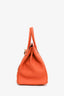 Hermès 2014 Orange Togo Leather Birkin 35