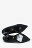 Prada Black Saffiano Leather Pointed Toe Heels Size 35