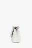 Pre-Loved Chanel™ 2008-09 White Caviar Leather Medium Double Flap Bag