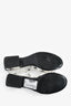 Pre-Loved Chanel™ White Lambskin Leather Monogram Slingback Sandals Size 37