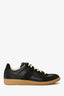Maison Margiela Black Leather/Suede 'Replica' Sneakers Size 39.5