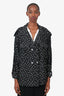 Smythe Black/White Polka Dot Blouse Size S