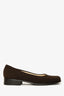Prada Vintage Dark Brown Low Block Heels Size 38