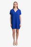 Diane von Furstenberg Cobalt Blue Sleeveless Boxy Dress Size S