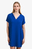 Diane von Furstenberg Cobalt Blue Sleeveless Boxy Dress Size S