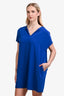 Diane von Furstenberg Cobalt Blue Sleeveless Boxy Dress Size S