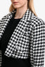 For Love & Lemons Black/White Houndstooth Cropped Jacket Size M