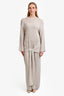 Tularosa Beige Lightweight Knit Maxi Dress Size S