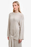 Tularosa Beige Lightweight Knit Maxi Dress Size S