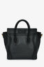 Celine Black Smooth Calfskin Mini Luggage Tote