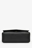 Amina Muaddi Black Leather Crystal Super Mini Top Handle Bag