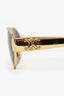 Celine Gold Metal 'Triomphe 01' Sunglasses