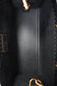 Fendi x Versace Black Leather 'Fendace Sunshine Shopper' Tote