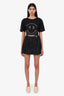 Givenchy Black Nylon High-waist Wide-leg Shorts Size 42