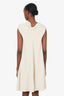 The Row Beige Cowl Neck Sleeveless Midi Dress Size M