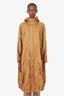 Issey Miyake Brown Nylon Parachute Coat Size 2