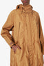Issey Miyake Brown Nylon Parachute Coat Size 2