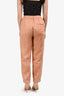 Forte Forte Orange Linen Cropped Pants Size 00