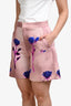 Gucci Dusty Rose 'Night Rose' High Rise Tailored Shorts Size 40