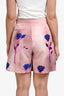 Gucci Dusty Rose 'Night Rose' High Rise Tailored Shorts Size 40
